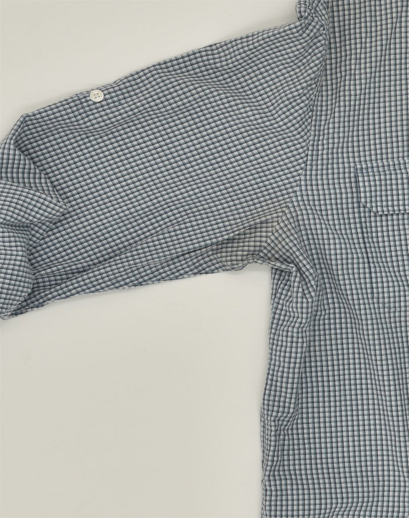 MICHAEL KORS Mens Shirt XL Grey Check Cotton | Vintage Michael Kors | Thrift | Second-Hand Michael Kors | Used Clothing | Messina Hembry 