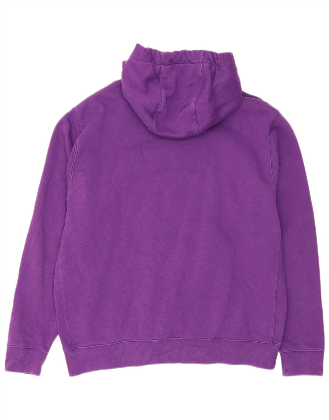 Nike Mens Hoodie Jumper Large Purple Cotton