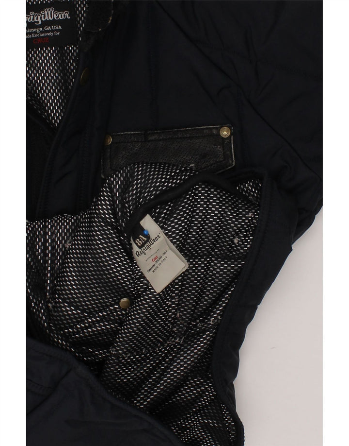 REFRIGIWEAR Boys Hooded Padded Jacket 7-8 Years Navy Blue Polyamide Vintage Refrigiwear and Second-Hand Refrigiwear from Messina Hembry 