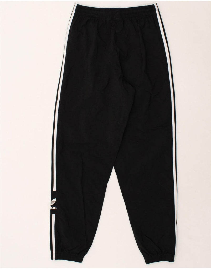 ADIDAS Womens Graphic Tracksuit Trousers Joggers UK 8 Small Black | Vintage Adidas | Thrift | Second-Hand Adidas | Used Clothing | Messina Hembry 