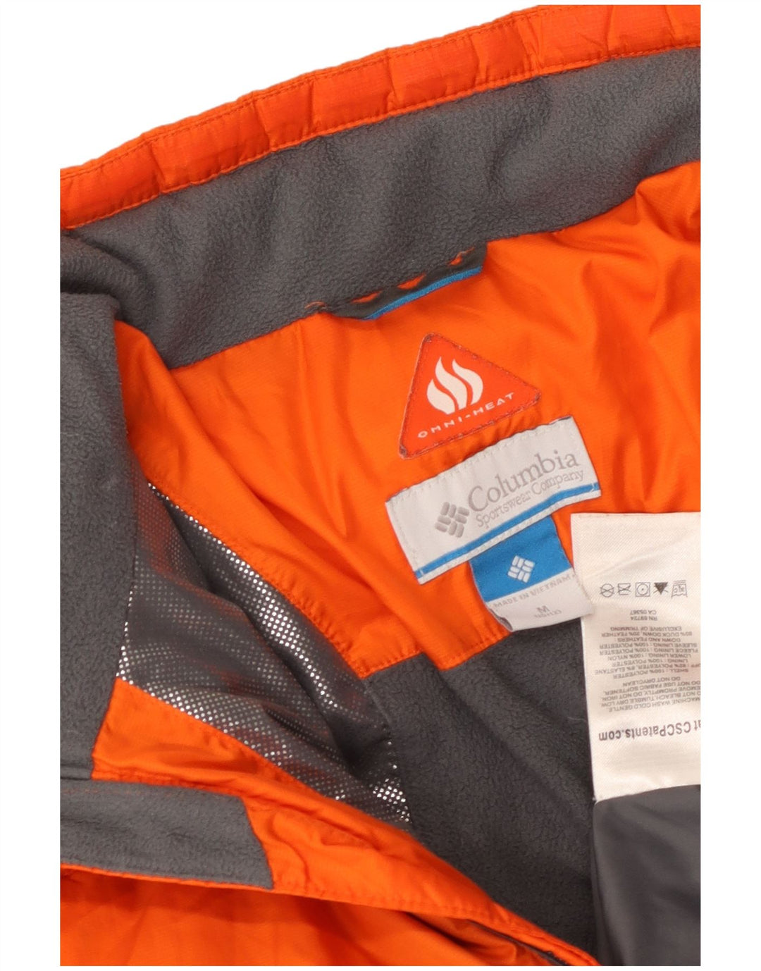 Columbia Boys Omni-Heat Padded Jacket 10-11 Years Medium Orange Polyester