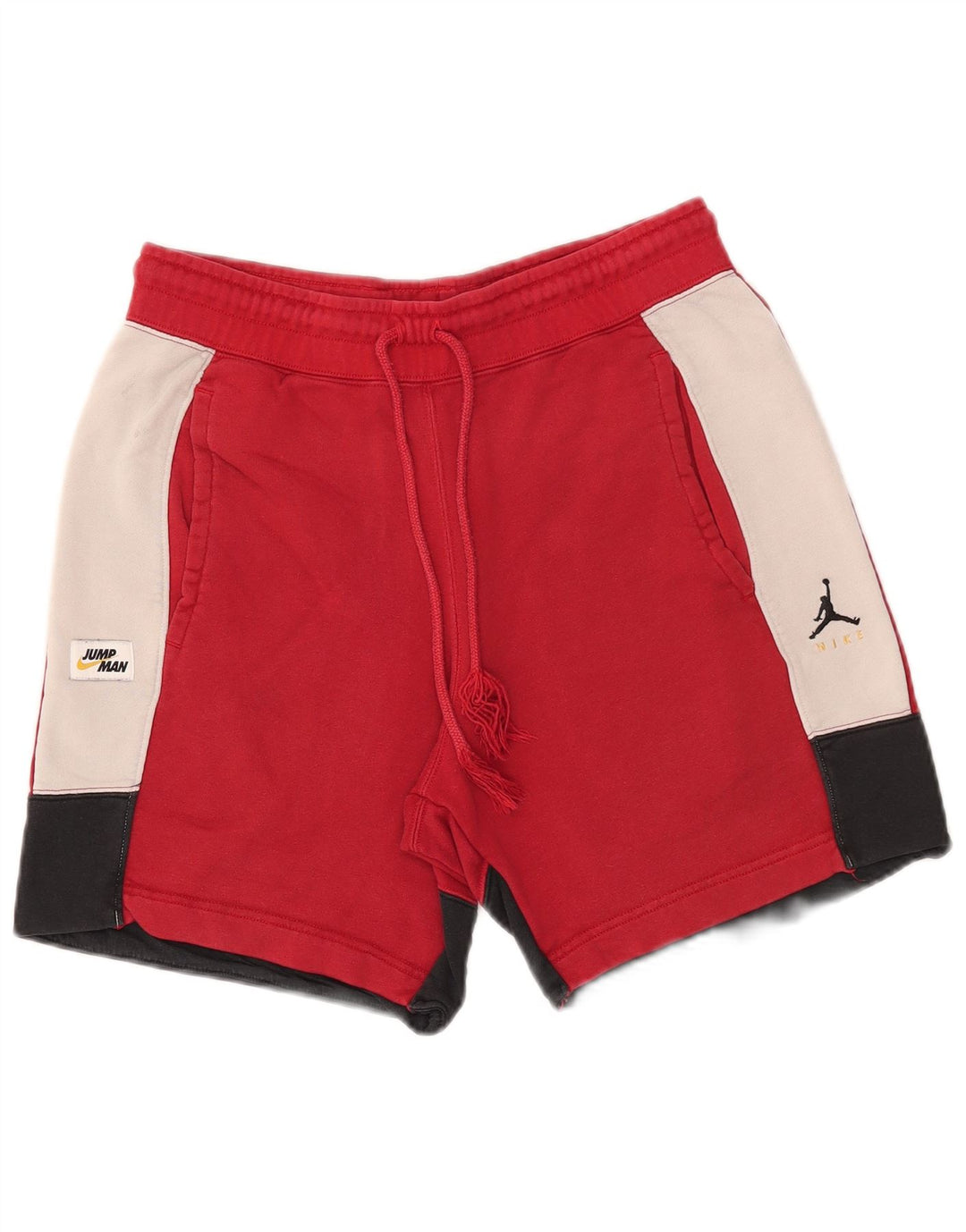 Jordan Mens Sport Shorts Small  Red Colourblock Cotton