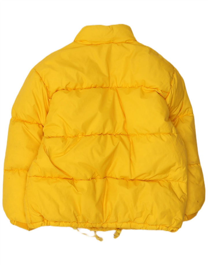 Ragazza Womens Padded Jacket UK 14 Large Yellow Polyamide