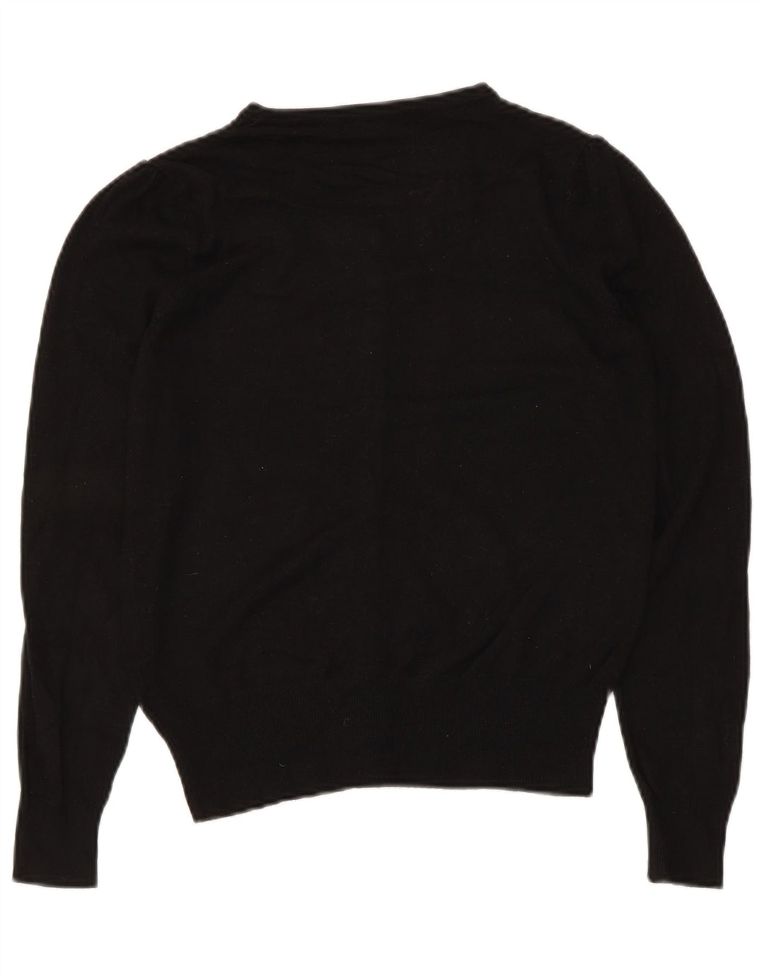 Zara Womens Cardigan Sweater UK 8 Small Black Viscose