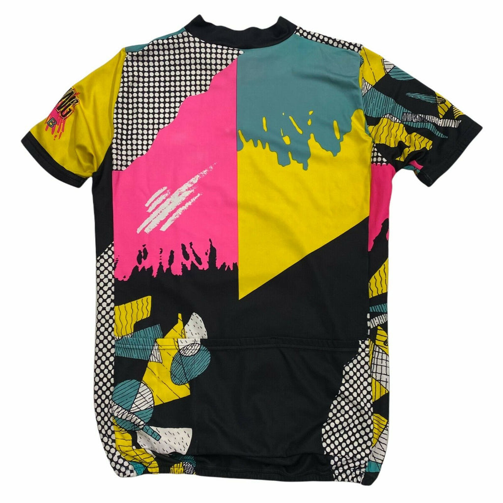 Biemme Racing Club Funky All Over Print Cycling Jersey | Vintage 90s Sportswear | Vintage Messina Hembry | Thrift | Second-Hand Messina Hembry | Used Clothing | Messina Hembry 