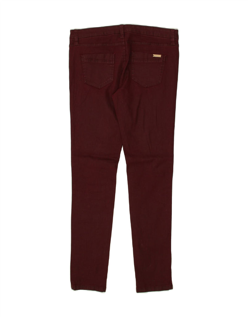 MASSIMO DUTTI Womens Skinny Jeans EU 40 Medium W30 L30 Maroon Cotton Vintage Massimo Dutti and Second-Hand Massimo Dutti from Messina Hembry 