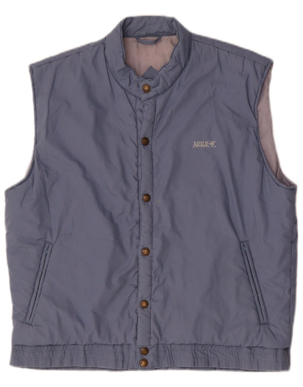 Aigle Mens Gilet UK 38 Medium Blue