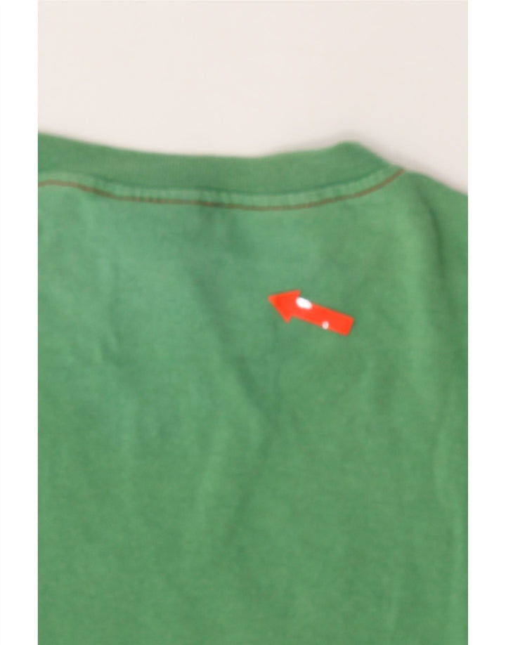 CONVERSE Mens Graphic T-Shirt Top Small Green Cotton Vintage Converse and Second-Hand Converse from Messina Hembry 