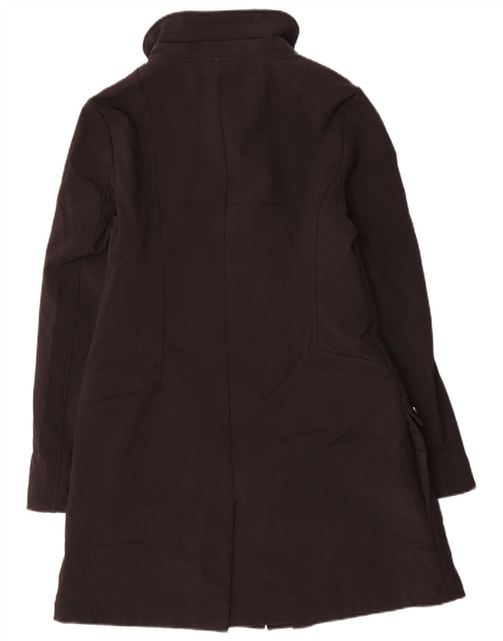 Calvin Klein Womens Raincoat UK 10 Small Black Polyester