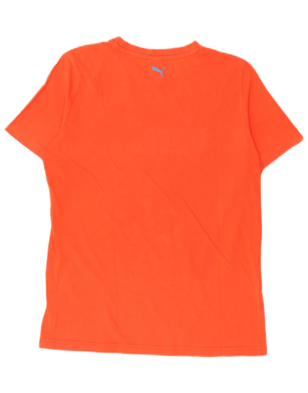 PUMA Girls Graphic T-Shirt Top 13-14 Years Orange