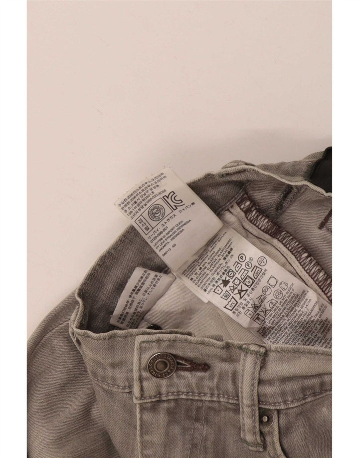 Levi's Womens Skinny Jeans W29 L32 Grey Cotton
