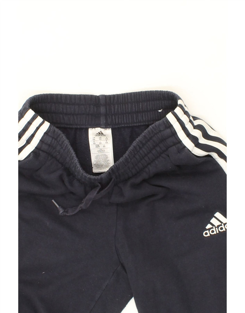 ADIDAS Mens Tracksuit Trousers Joggers XS  Navy Blue Cotton Vintage Adidas and Second-Hand Adidas from Messina Hembry 