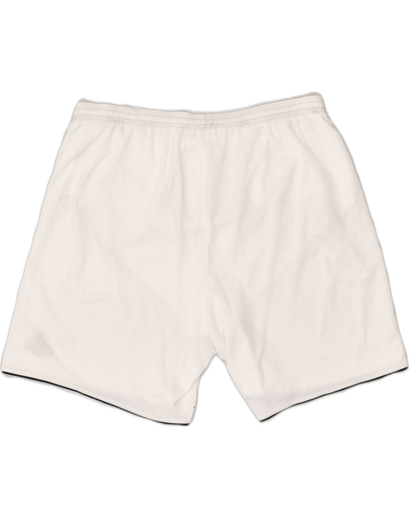 ADIDAS Mens Sport Shorts XL White Polyester | Vintage Adidas | Thrift | Second-Hand Adidas | Used Clothing | Messina Hembry 