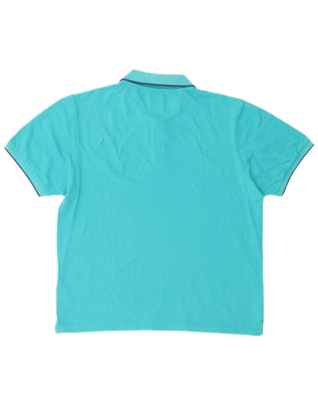 North Sails Mens Polo Shirt Large Blue Cotton