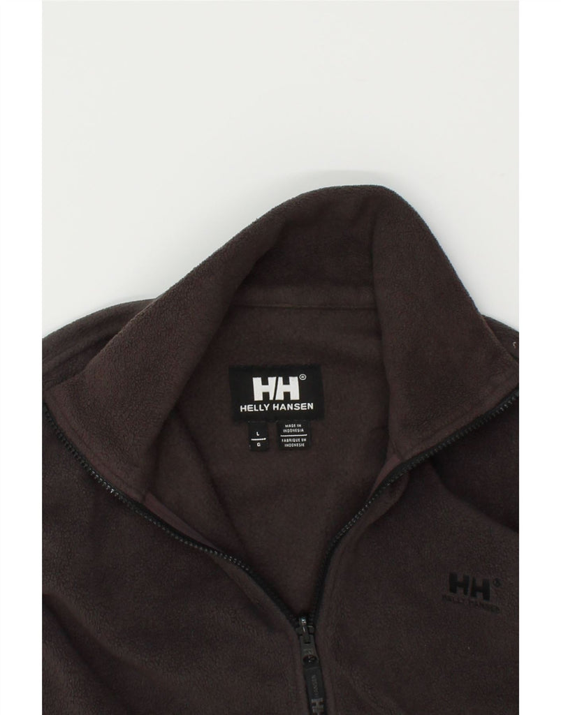 HELLY HANSEN Womens Fleece Gilet UK 16 Large Black Polyester | Vintage Helly Hansen | Thrift | Second-Hand Helly Hansen | Used Clothing | Messina Hembry 