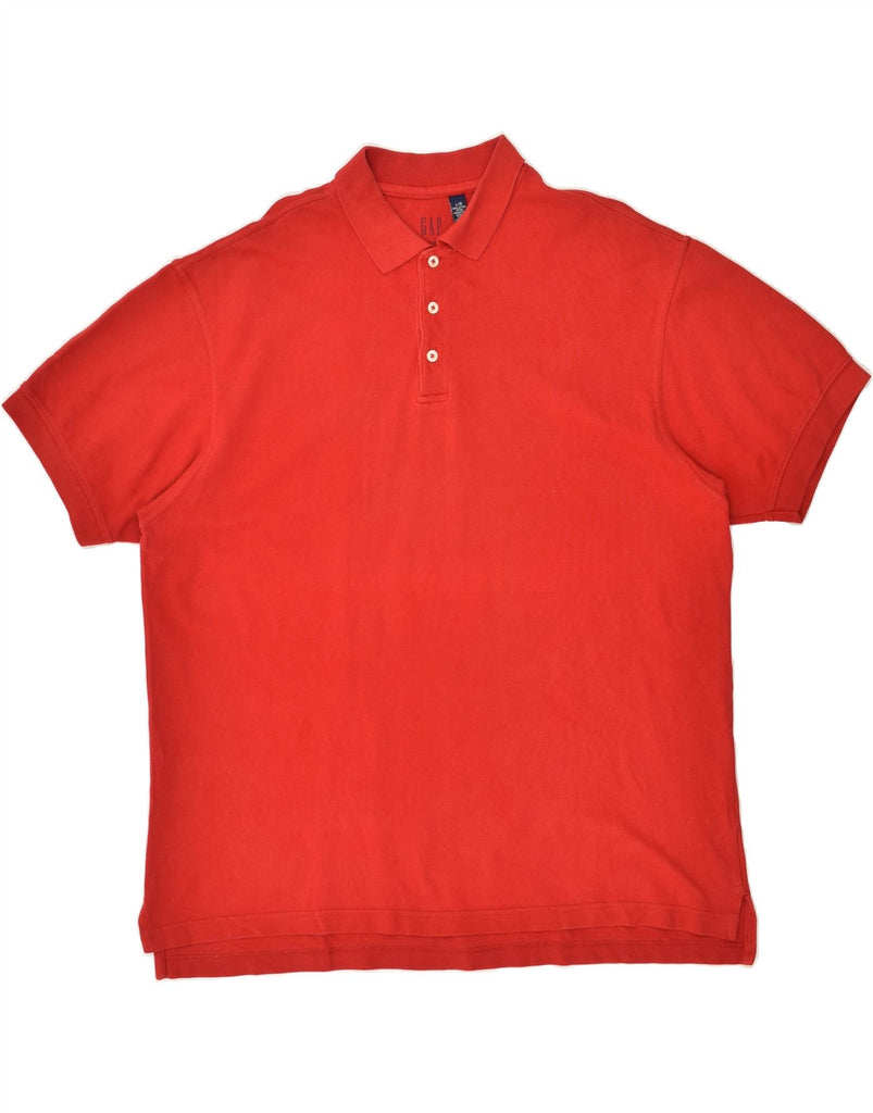 GAP Mens Polo Shirt Large Red Cotton | Vintage Gap | Thrift | Second-Hand Gap | Used Clothing | Messina Hembry 