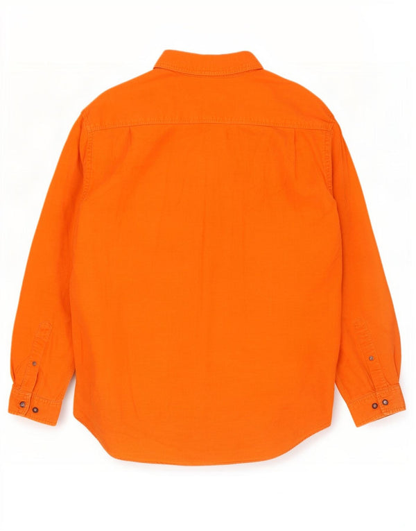 Esprit Mens Corduroy Shirt Large Orange