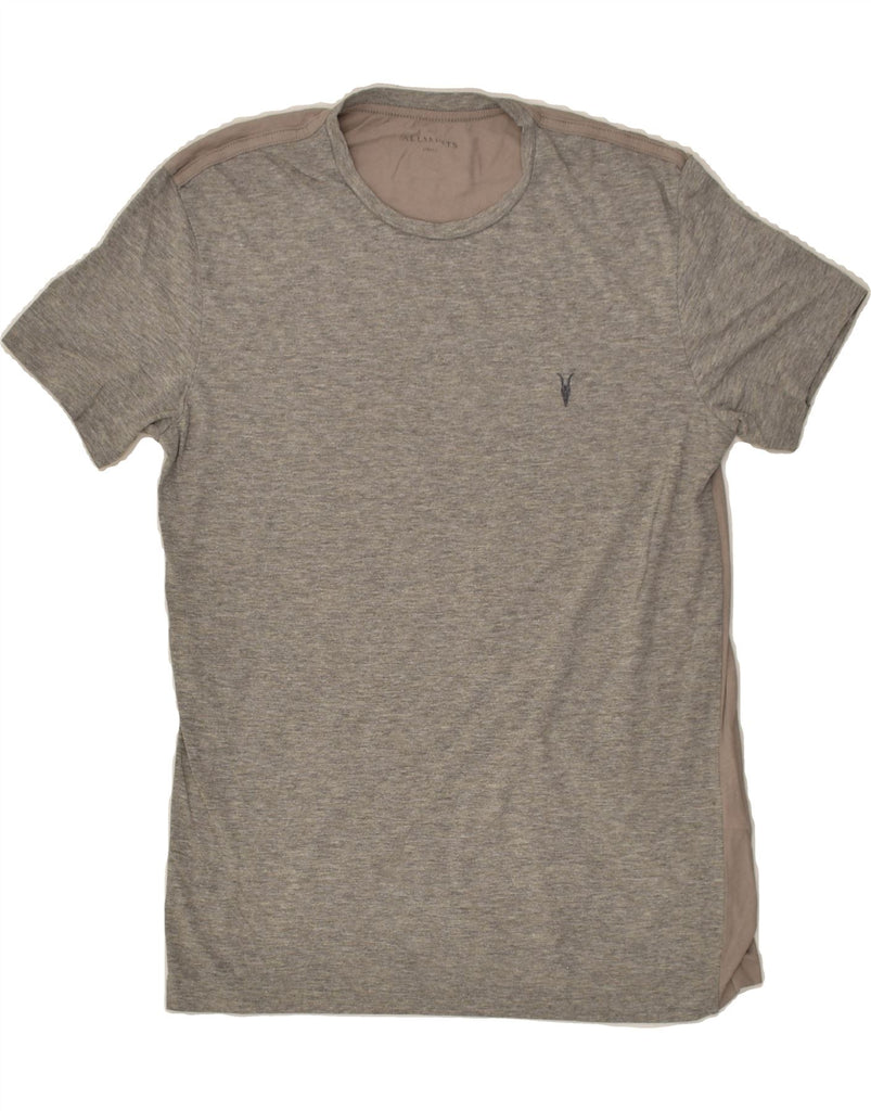 ALL SAINTS Menst T-Shirt Top Small Grey Cotton | Vintage All Saints | Thrift | Second-Hand All Saints | Used Clothing | Messina Hembry 