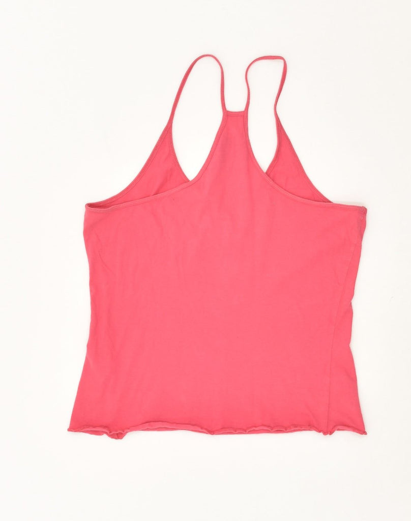 DATCH Womens Cami Top UK 6 XS Pink Cotton | Vintage Datch | Thrift | Second-Hand Datch | Used Clothing | Messina Hembry 