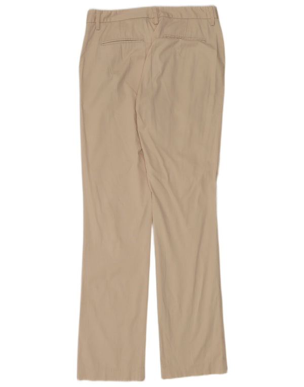 Massimo Dutti Womens Straight Suit Trousers EU 38 Small W28 L34 Off White