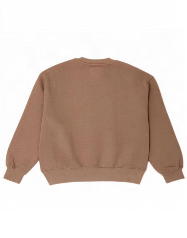 Zara Girls Sweatshirt Jumper 13-14 Years Beige