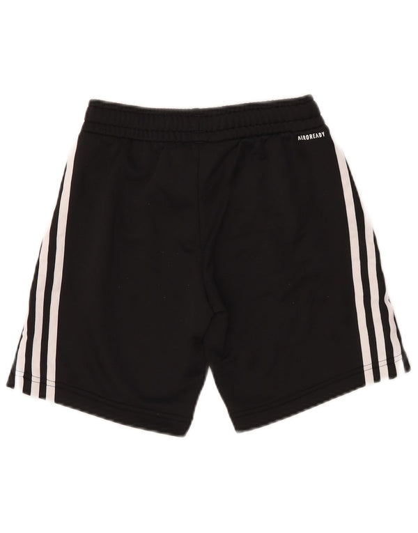 ADIDAS Boys Aeroready Sport Shorts 9-10 Years  Black Polyester