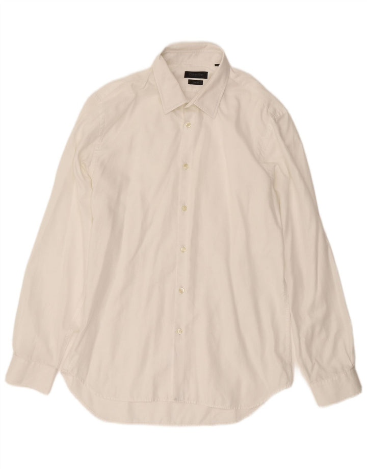 CALVIN KLEIN Mens Slim Fit Shirt Large White