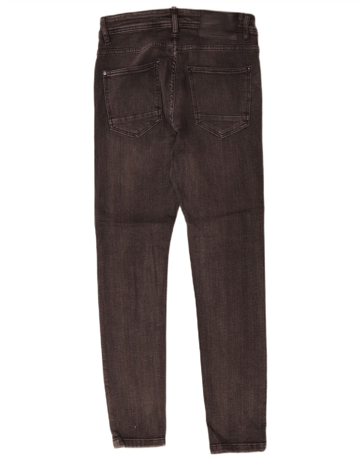 Zara Mens Slim Jeans EU 40 Medium W31 L28 Grey Cotton