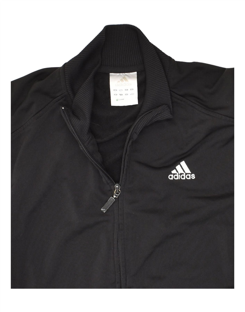 ADIDAS Mens Tracksuit Top Jacket UK 40/42 Medium Black Colourblock | Vintage Adidas | Thrift | Second-Hand Adidas | Used Clothing | Messina Hembry 