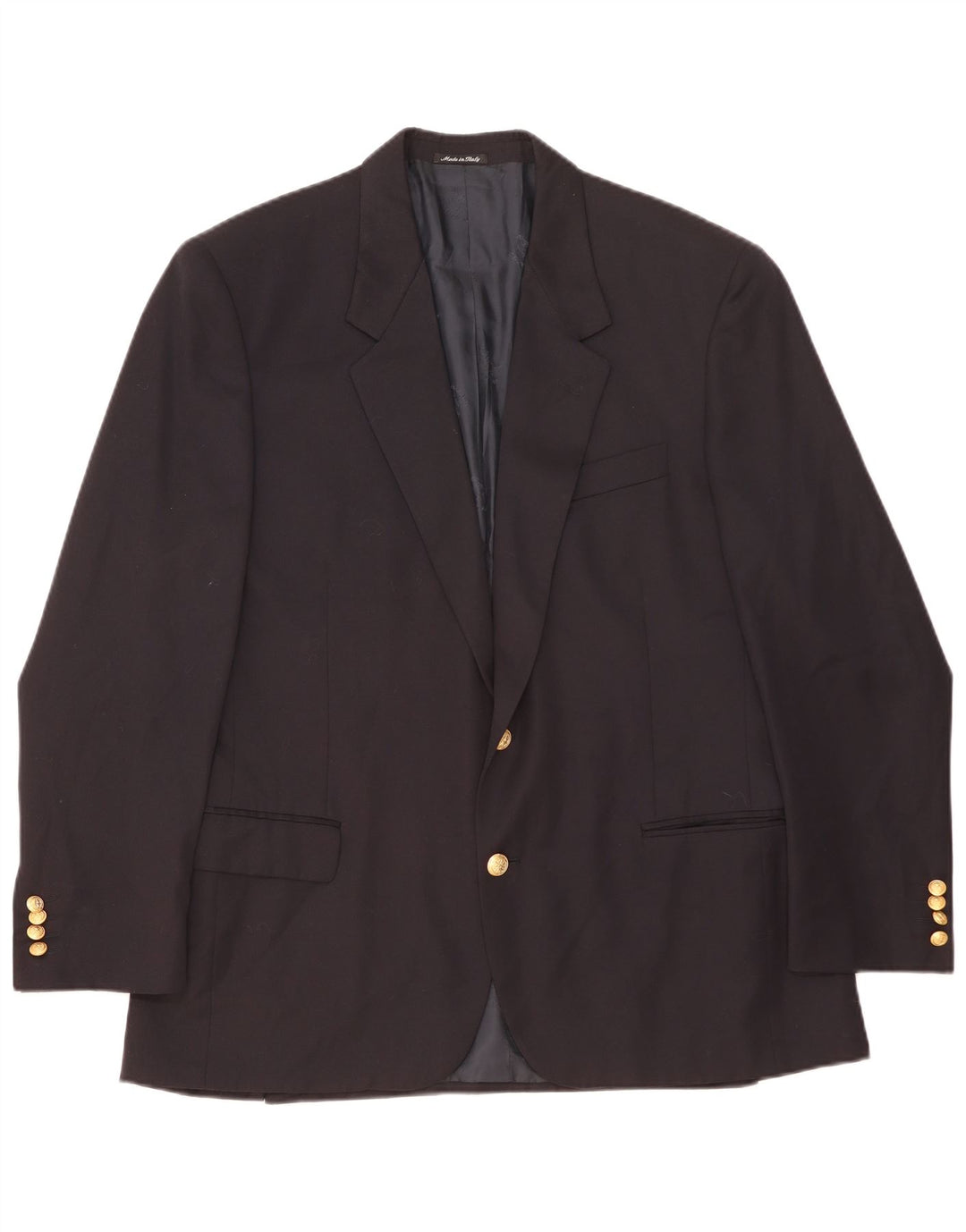 Paul & Shark Mens 2 Button Blazer Jacket IT 54 2XL Navy Blue New Wool