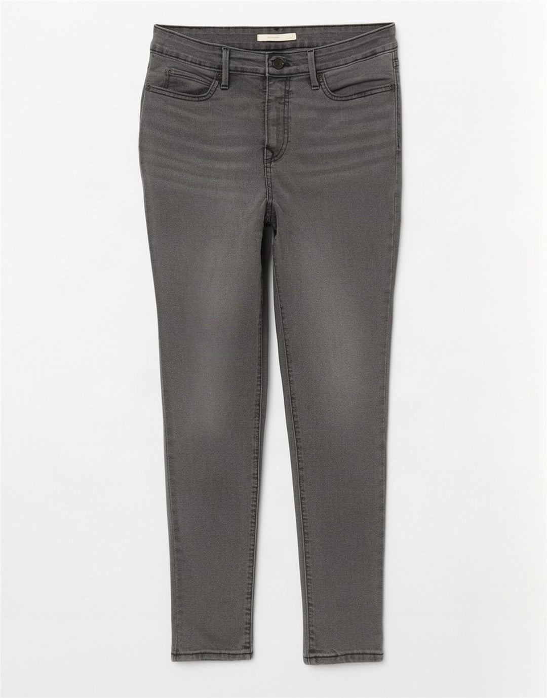 Levi's Womens 711 Skinny Jeans W27 L27 Grey Cotton