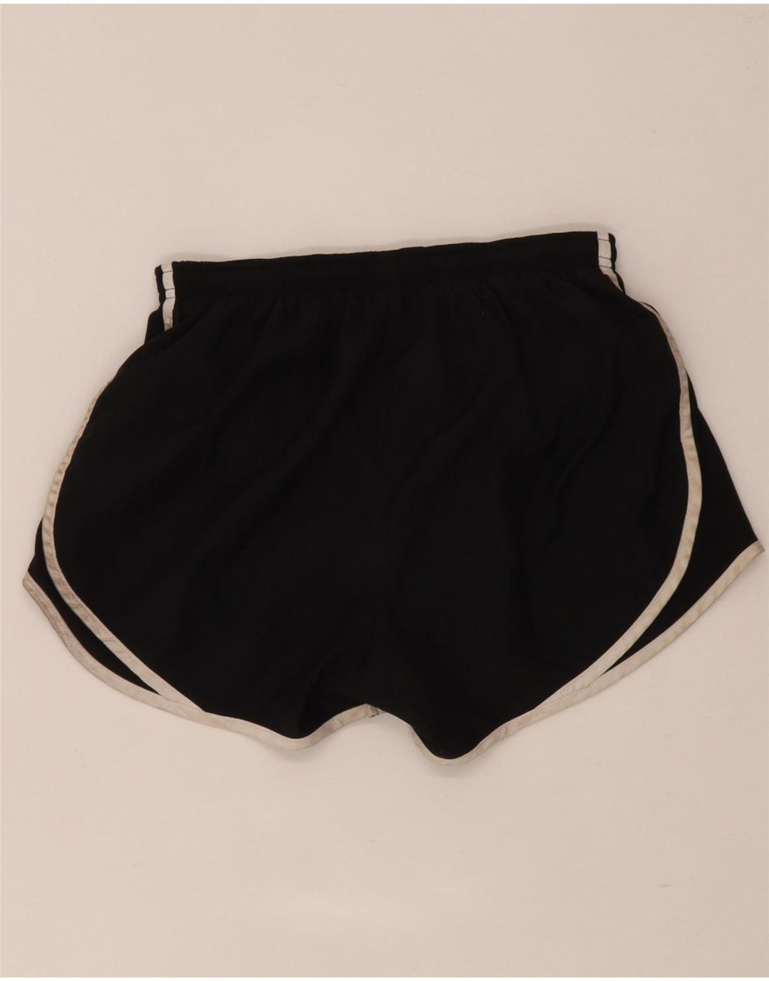 Nike Womens Dri Fit Sport Shorts UK 10 Small Black Polyester