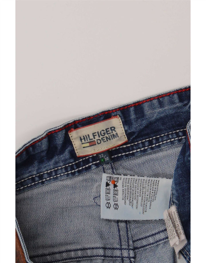 Tommy Hilfiger Mens Straight Jeans W32 L30 Blue Cotton