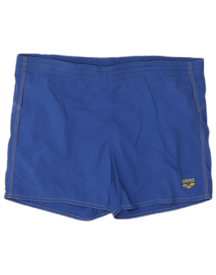 ARENA Mens Swimming Shorts Small  Blue Nylon
