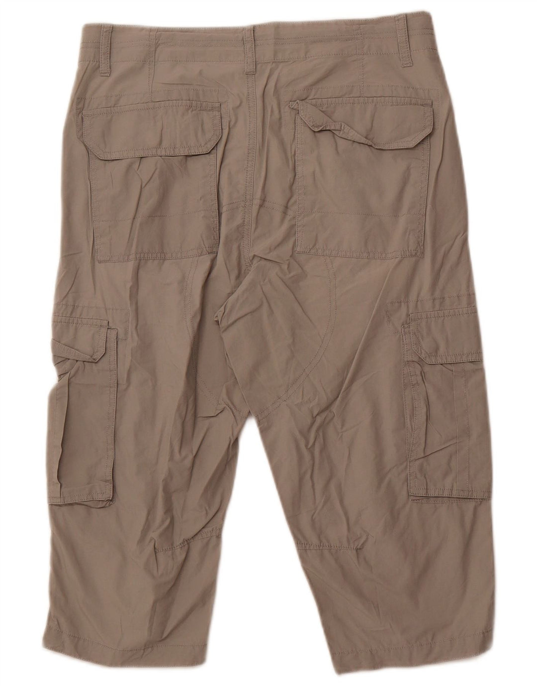 CALVIN KLEIN Mens Cargo Bermuda Shorts W32 Medium Grey Cotton