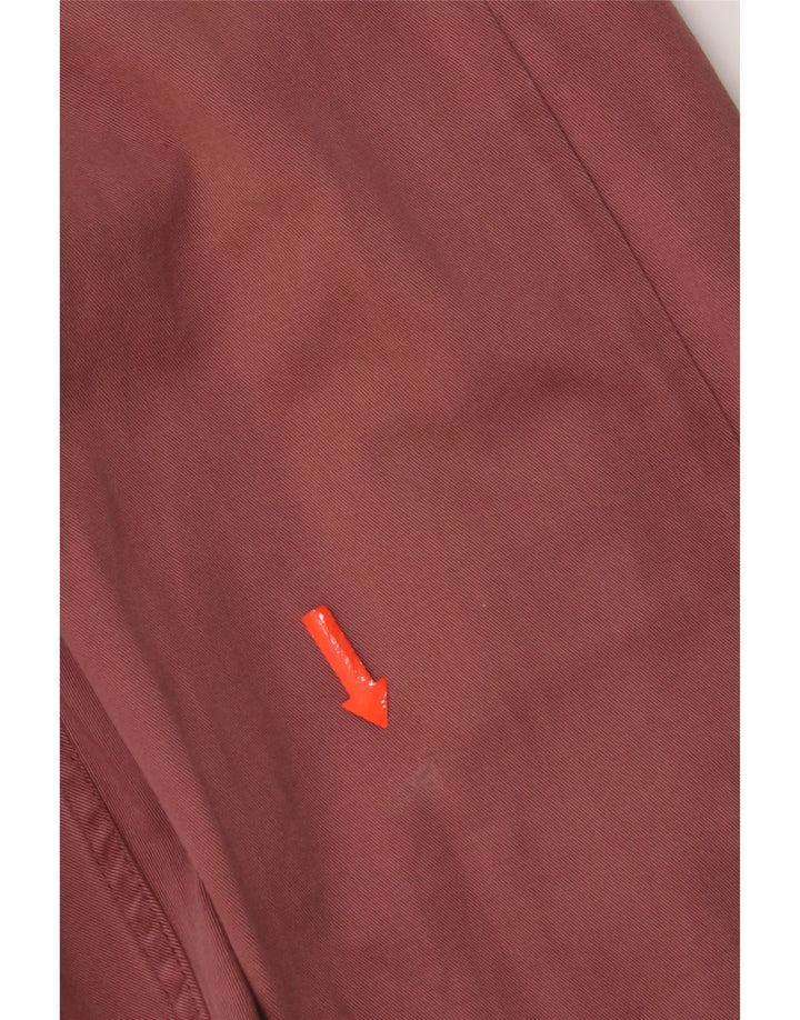 Rip Curl Mens Slim Chino Trousers W34 L30 Maroon Cotton