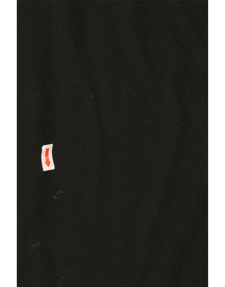 Lacoste Mens Top Long Sleeve Size 5 Large Black Cotton