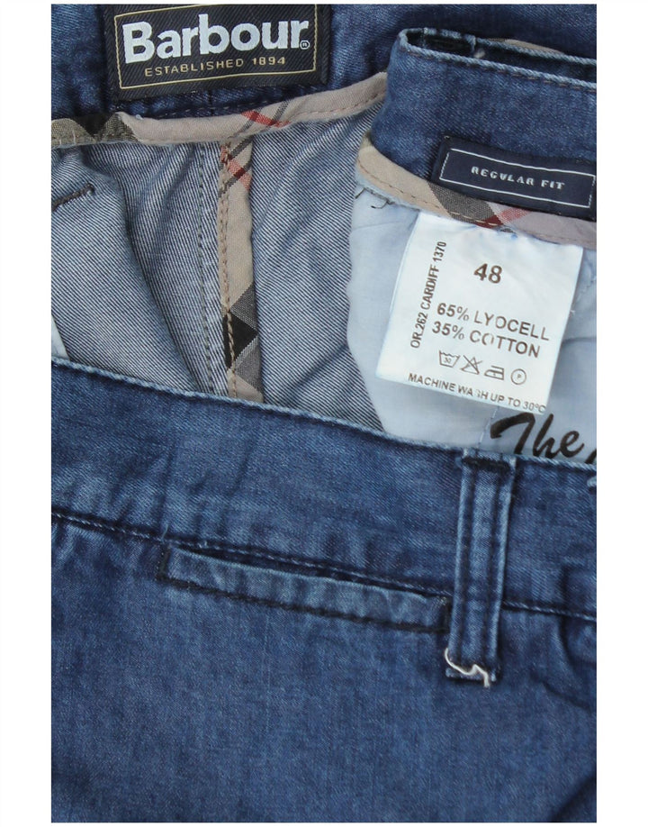 Barbour Womens Regular Fit Straight Jeans XL W36 L27 Blue Lyocell