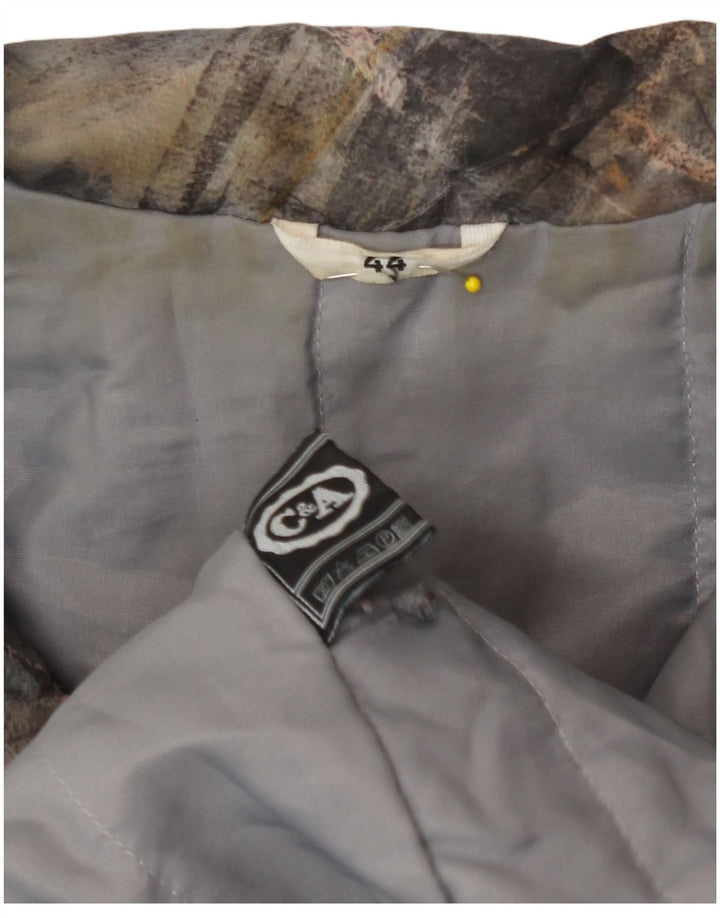 C&A Womens Abstract Pattern Windbreaker Jacket IT 44 Medium Multicoloured