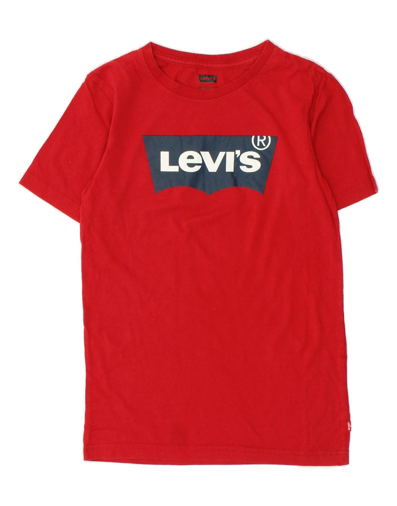 LEVI'S Boys Graphic T-Shirt Top 15-16 Years Red | Vintage Levi's | Thrift | Second-Hand Levi's | Used Clothing | Messina Hembry 