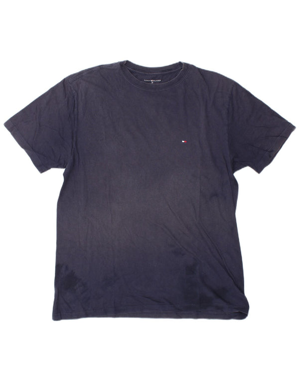 Tommy Hilfiger Mens T-Shirt Top Small Navy Blue Cotton