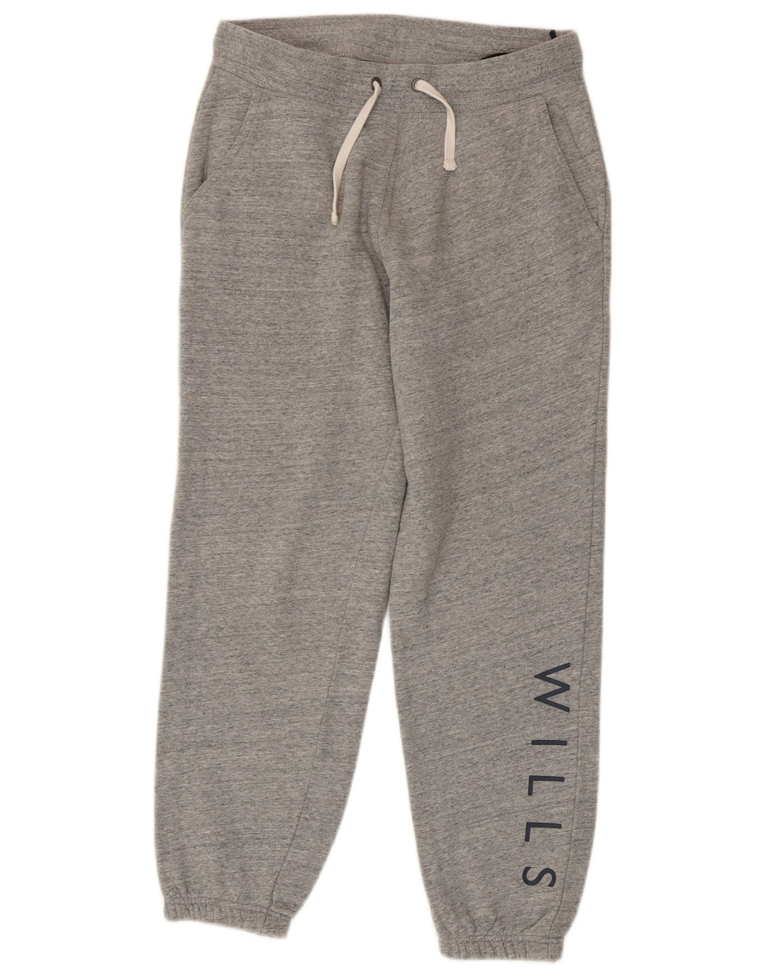 Jack Wills Mens Graphic Tracksuit Trousers Joggers Medium Grey Flecked