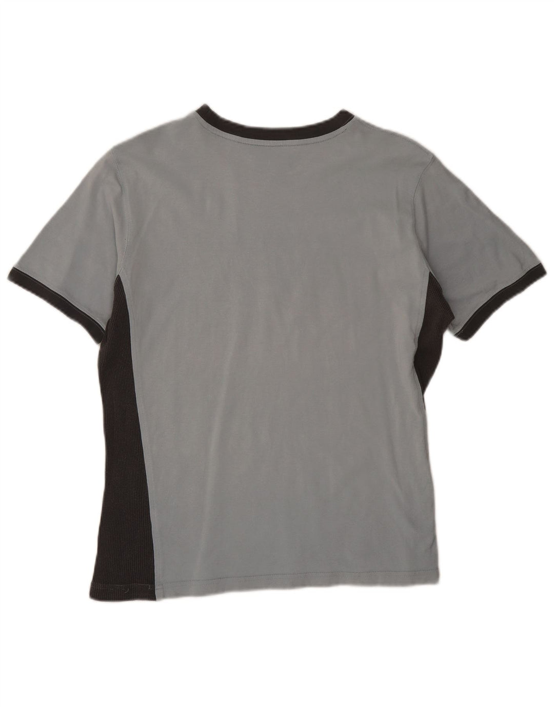 Puma Womens Graphic T-Shirt Top UK 14 Medium Blue Colourblock
