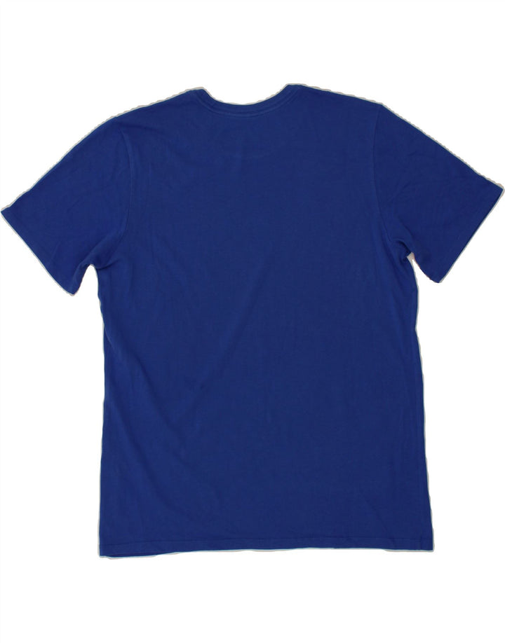 NIKE Mens Athletic Cut Graphic T-Shirt Top Large Blue Vintage Nike and Second-Hand Nike from Messina Hembry 