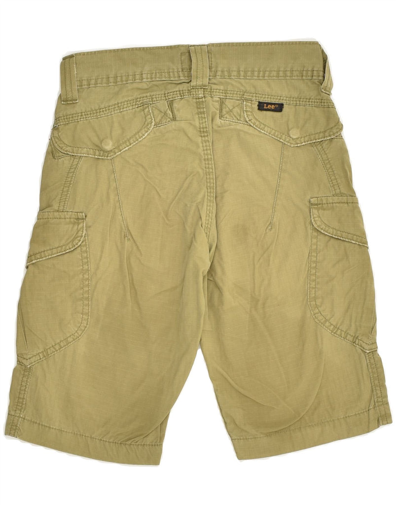 LEE Boys Cargo Shorts 9-10 Years W24  Khaki Cotton | Vintage Lee | Thrift | Second-Hand Lee | Used Clothing | Messina Hembry 