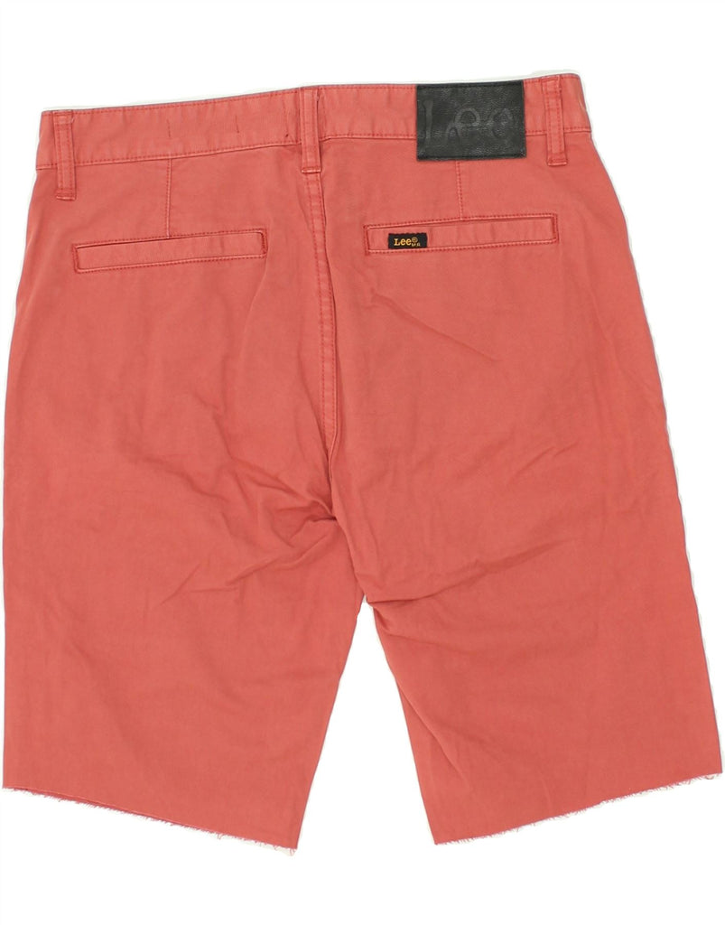 LEE Mens Chino Shorts W30 Medium Red Cotton | Vintage Lee | Thrift | Second-Hand Lee | Used Clothing | Messina Hembry 