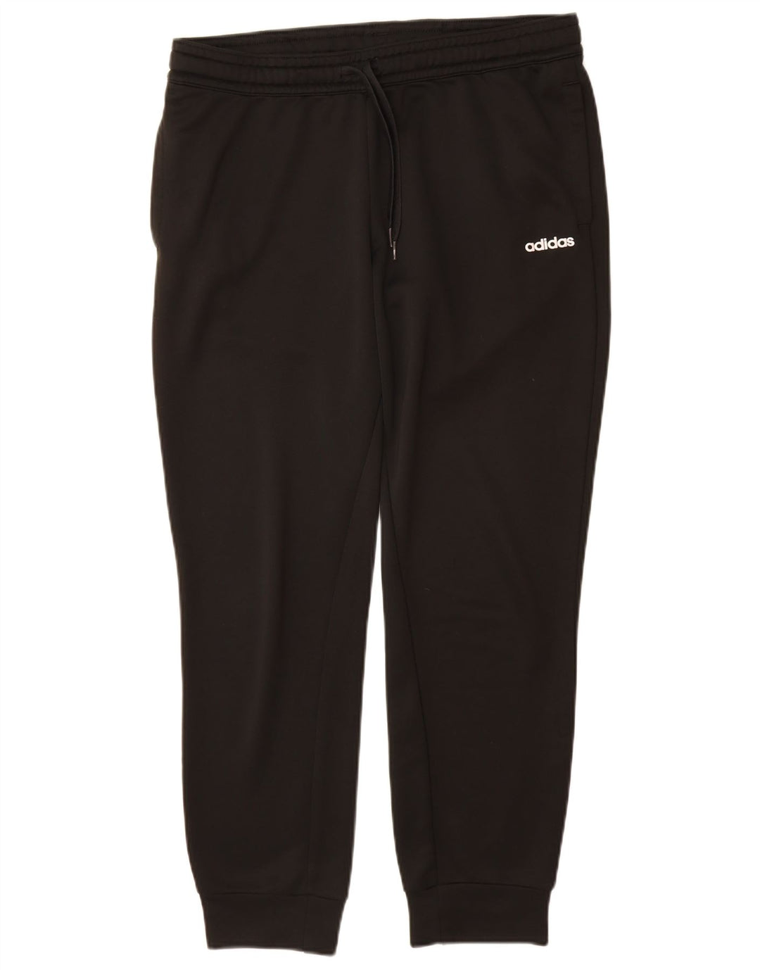 Adidas Womens Tracksuit Trousers Joggers UK 16/18 Large  Black Polyester