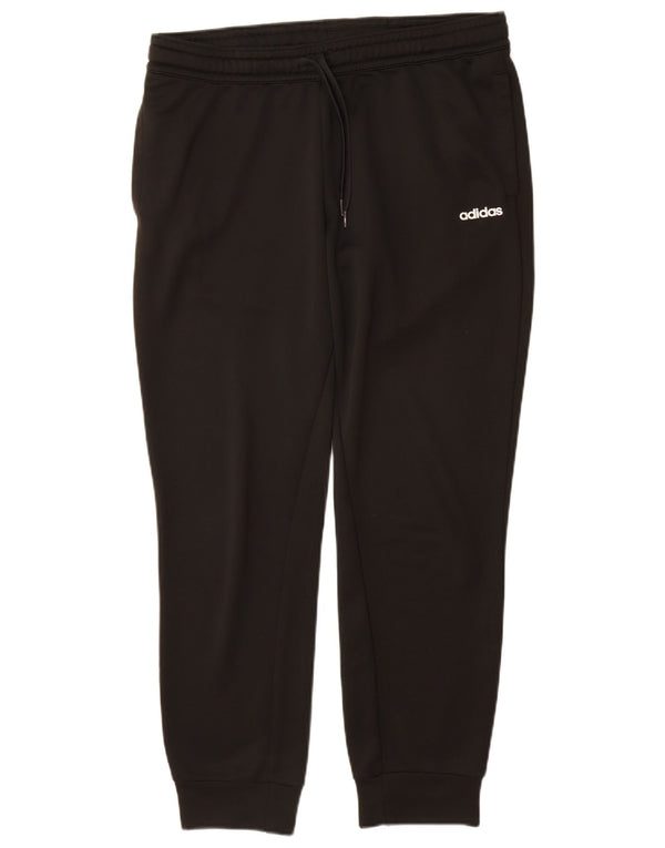 Adidas Womens Tracksuit Trousers Joggers UK 16/18 Large  Black Polyester