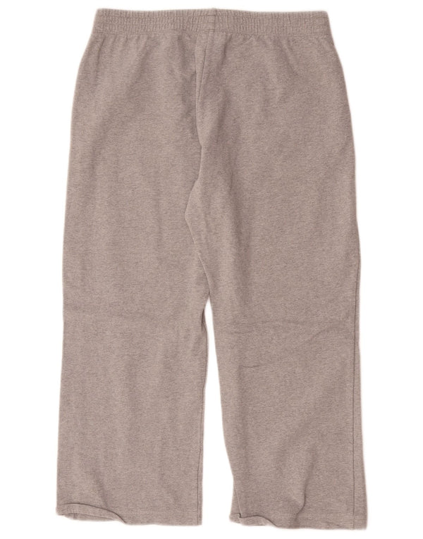 Champion Womens Wide Leg Tracksuit Trousers UK 14 Large  Grey Cotton