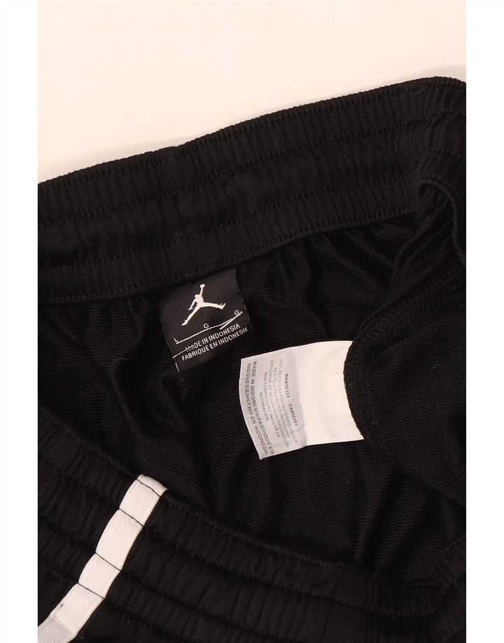 Jordan Mens Tracksuit Trousers Large  Black Polyester